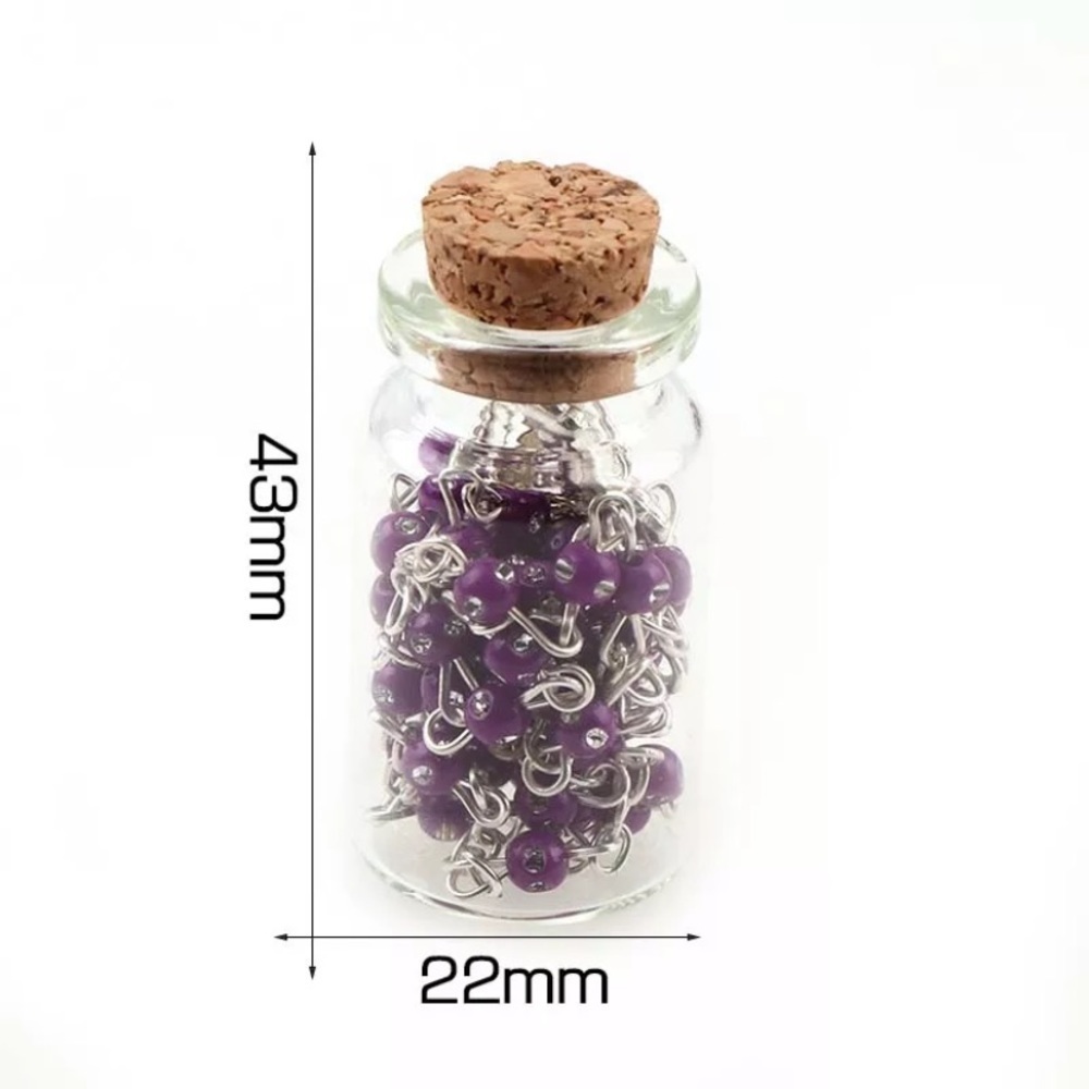 Children’s Purple Rosary 4mm Beads Silver Tone Crucifix Catholic Baptism - Picture 9 of 9